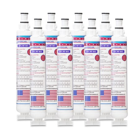 American Filter Co KitchenAid 4396706 Comparable Refrigerator Water Filters (made by Model number AFC-RF-W3), 8PK 4396706-AFC-RF-W3-8-70929